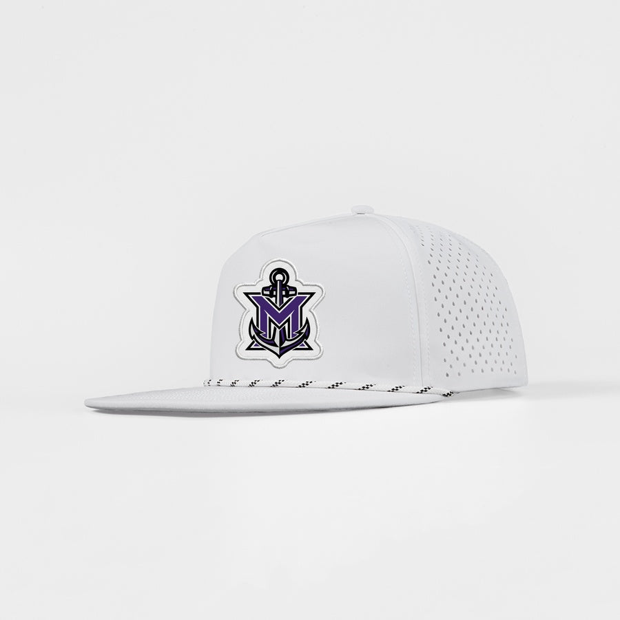 MVYH Blank Water Repellent 5 Panel Snapback Golf Hats with Rope - MV Main Logo Patch