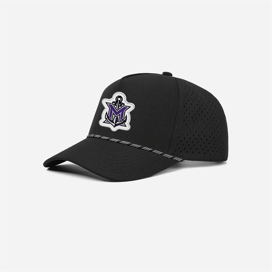 MVYH Blank & Custom 5 Panel Laser Performance Golf Rope Hat - MV Main Logo Patch