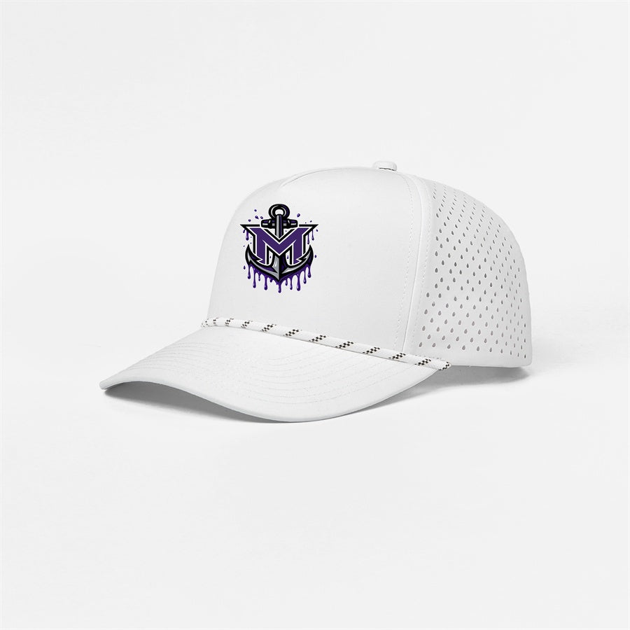 MVYH Blank & Custom 5 Panel Laser Performance Golf Rope Hat - MV Drip