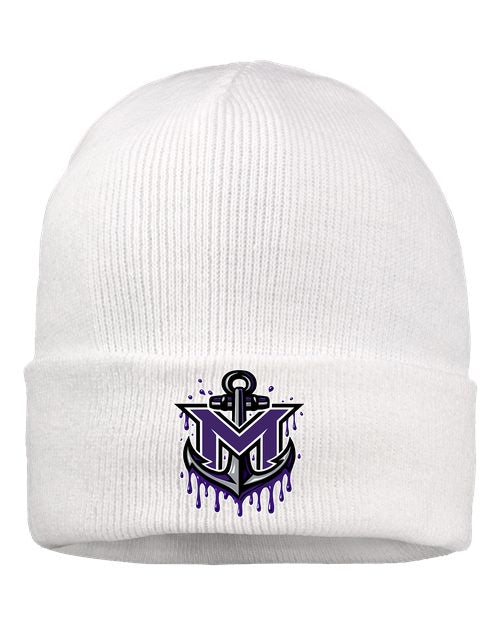 MVYH 12" Fleece Lined Cuffed Beanie - MV Drip
