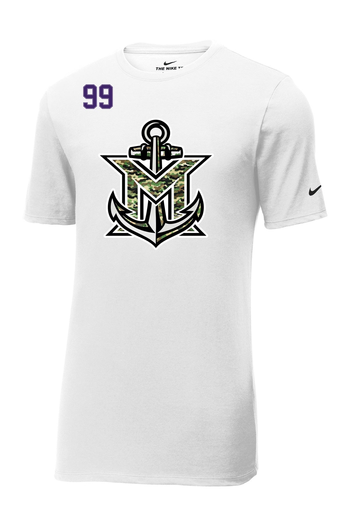 MVYH Nike Dri-FIT Cotton/Poly Tee. NKBQ5231 - MV Camo