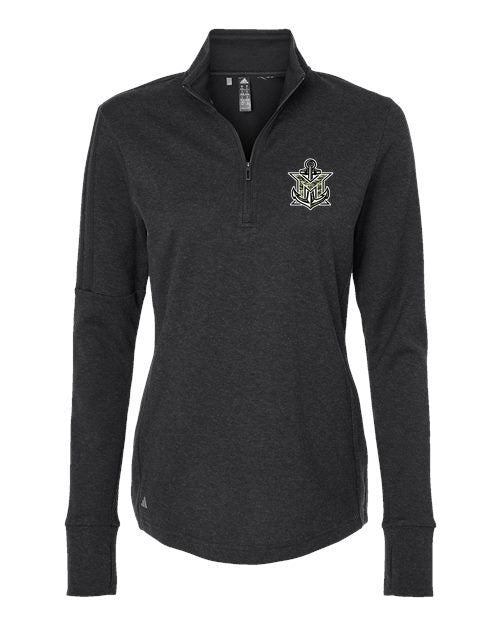 MVYH Women's 3-Stripes Quarter-Zip Sweater Pullover - MV Camo
