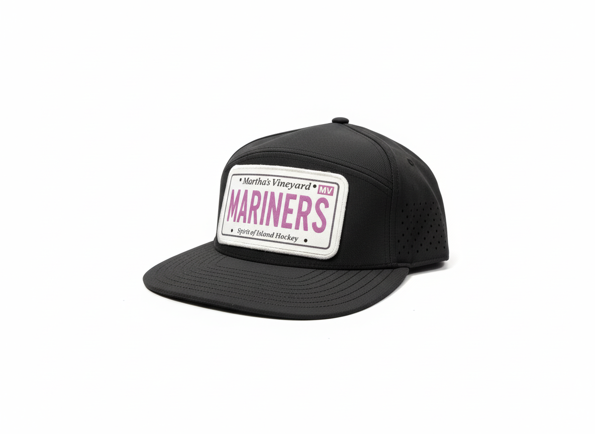 MVYH Martha's Vineyard License Plate Hat - Black