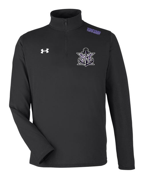 MVYH Men's Team Tech™ Quarter-Zip Pullover - MV Camo - Silver/Purple