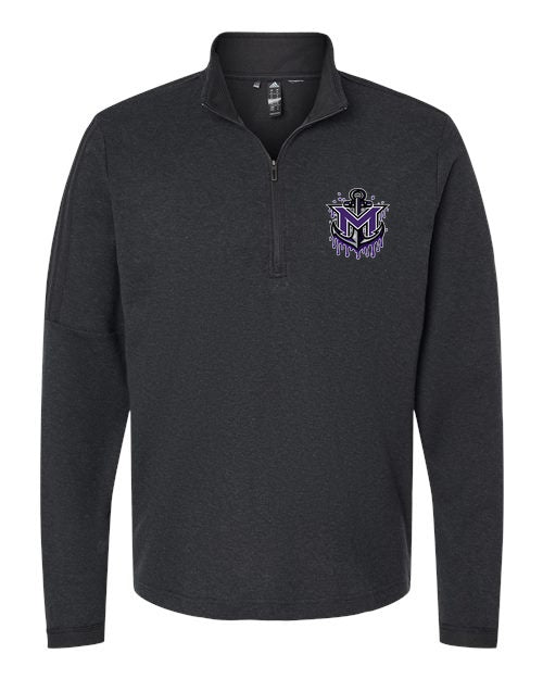 MVYH Men's 3-Stripes Quarter-Zip Sweater Pullover - MV Drip