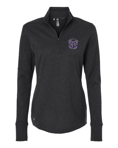 MVYH Women's 3-Stripes Quarter-Zip Sweater Pullover - MV Drip