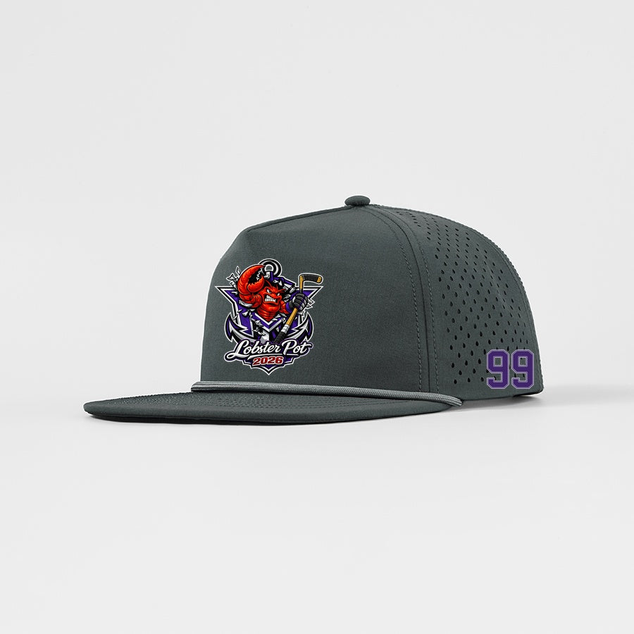 MVYH Blank Water Repellent 5 Panel Snapback Golf Hats with Rope - MV Main Logo
