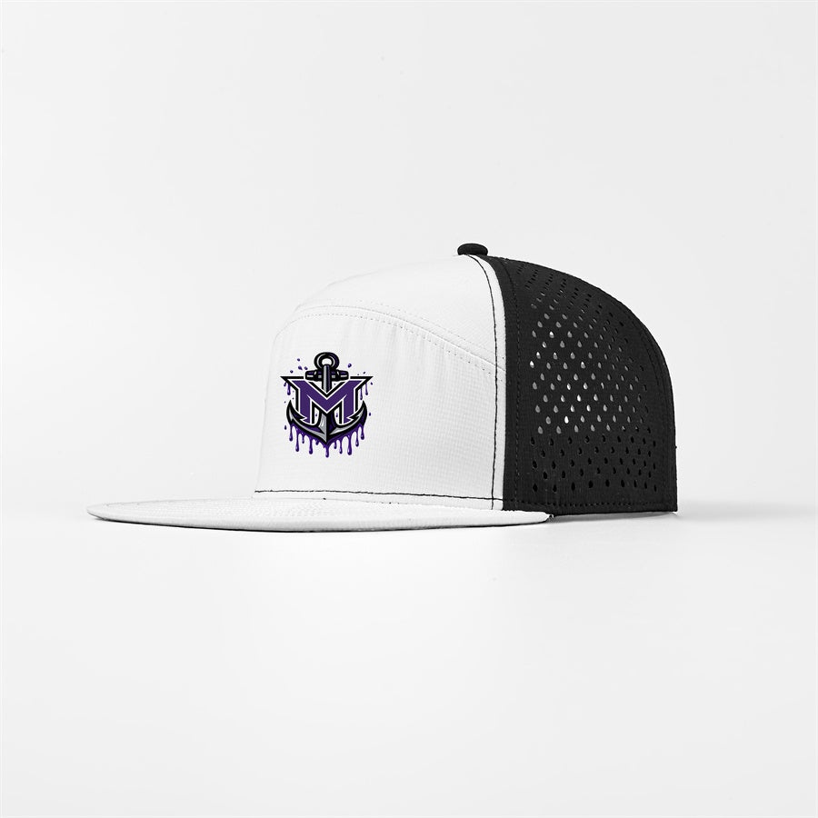 MVYH Blank Perforated Water Repellent Performance Snapback Golf Hat - MV Drip