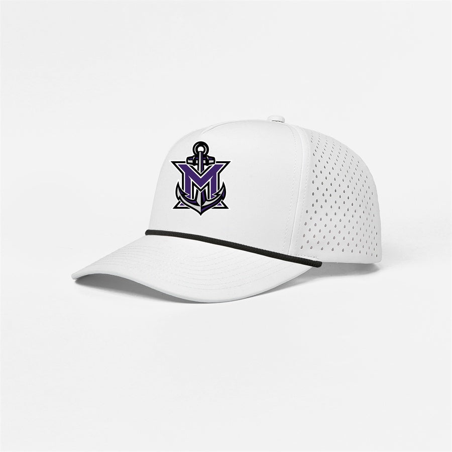 MVYH Blank & Custom 5 Panel Laser Performance Golf Rope Hat - MV Main Logo