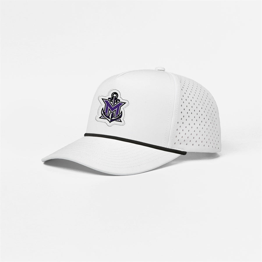 MVYH Blank & Custom 5 Panel Laser Performance Golf Rope Hat - MV Main Logo Patch
