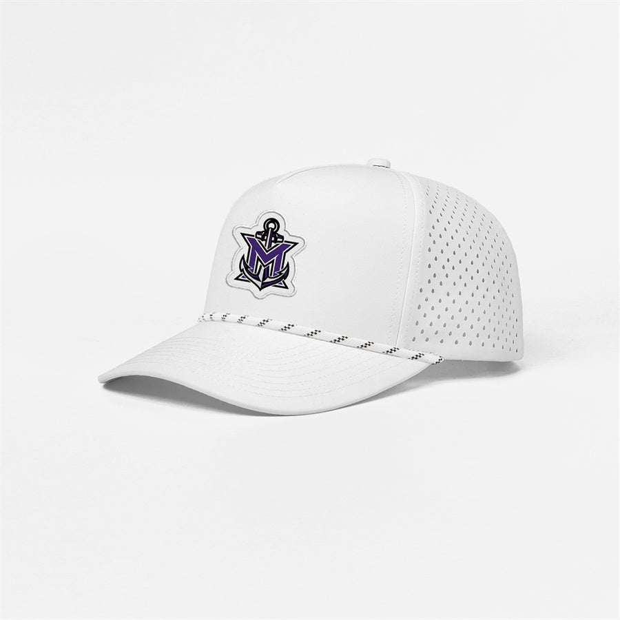 MVYH Blank & Custom 5 Panel Laser Performance Golf Rope Hat - MV Main Logo Patch