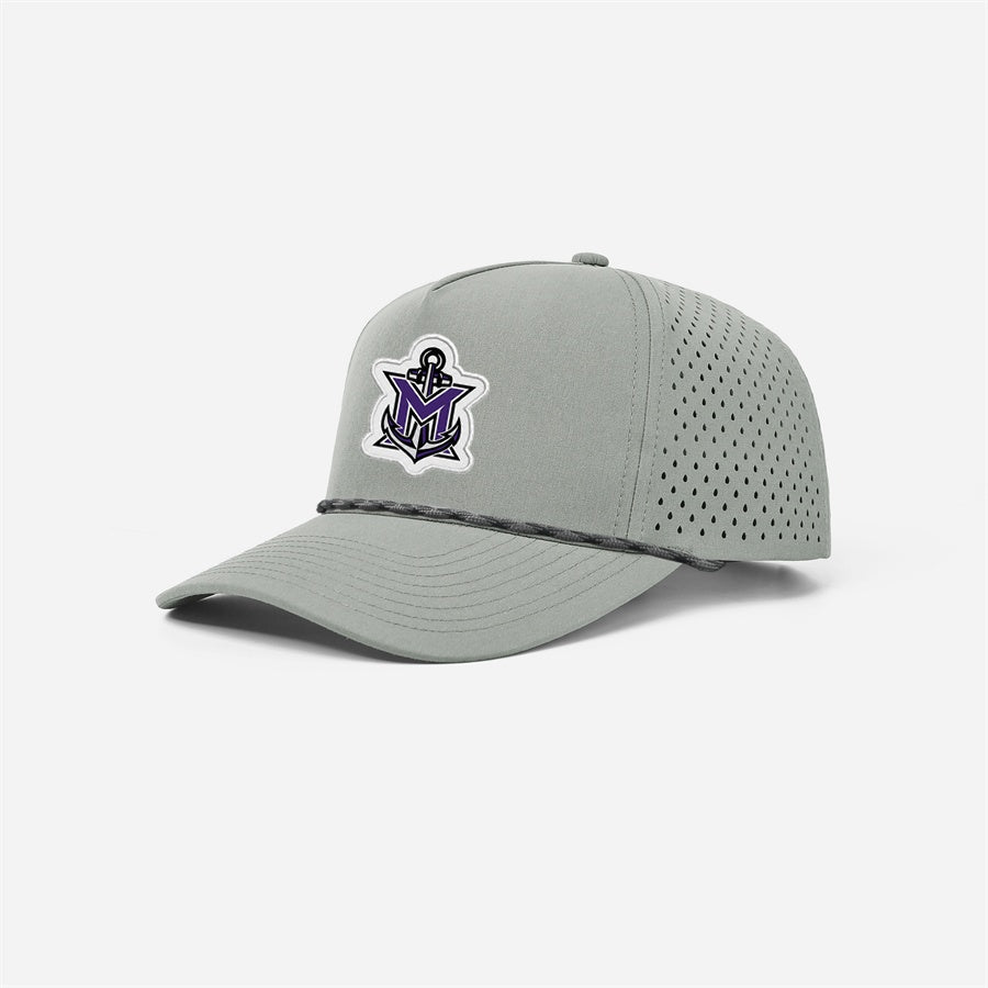 MVYH Blank & Custom 5 Panel Laser Performance Golf Rope Hat - MV Main Logo Patch