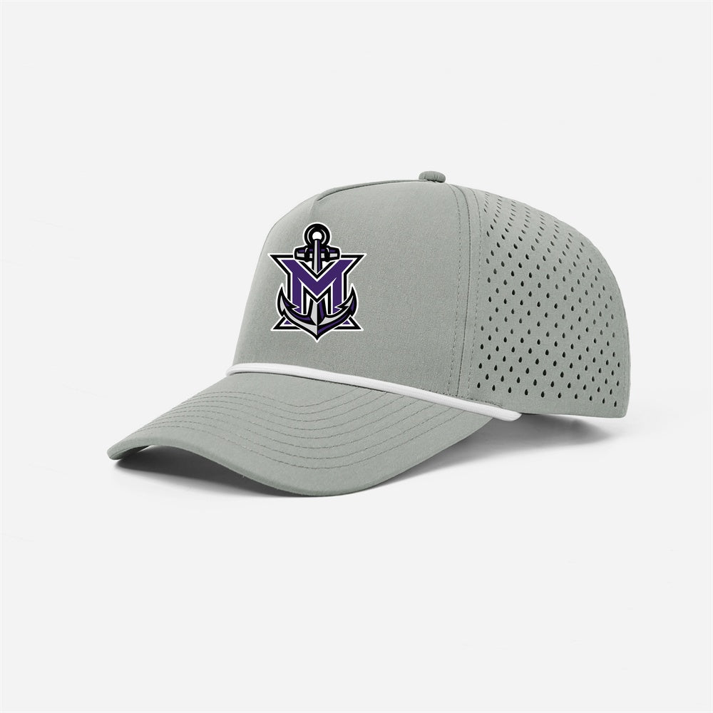 MVYH Blank & Custom 5 Panel Laser Performance Golf Rope Hat - MV Main Logo