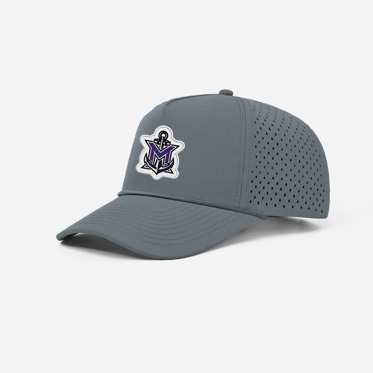 MVYH Blank & Custom 5 Panel Laser Performance Golf Rope Hat - MV Main Logo Patch