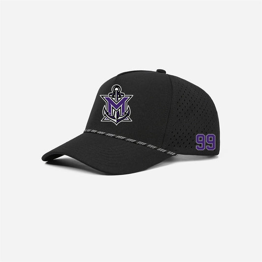 MVYH Blank & Custom 5 Panel Laser Performance Golf Rope Hat - MV Main Logo