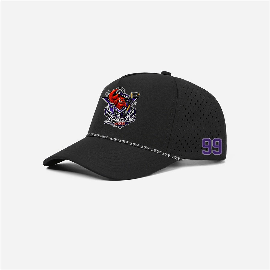 MVYH Blank & Custom 5 Panel Laser Performance Golf Rope Hat - MV Main Logo