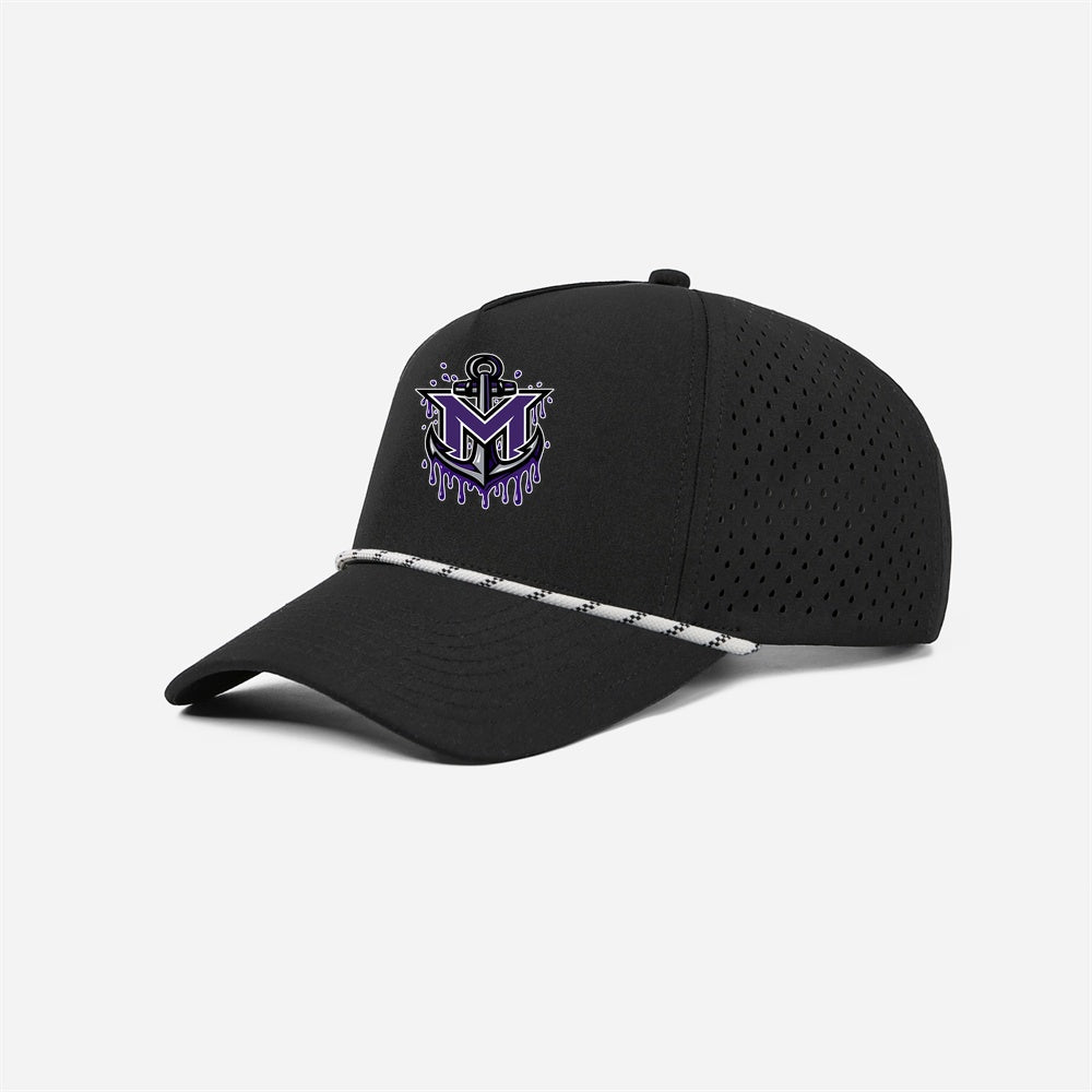 MVYH Blank & Custom 5 Panel Laser Performance Golf Rope Hat - MV Drip
