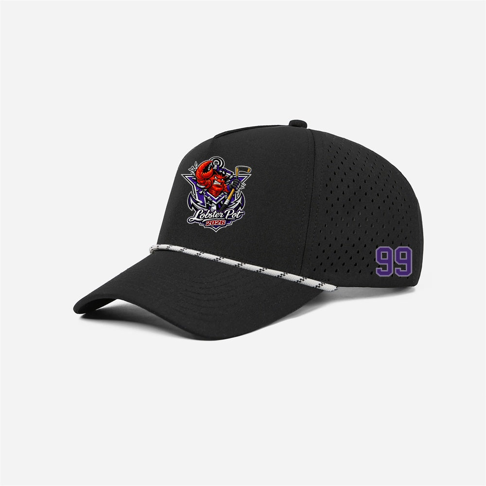 MVYH Blank & Custom 5 Panel Laser Performance Golf Rope Hat - MV Main Logo
