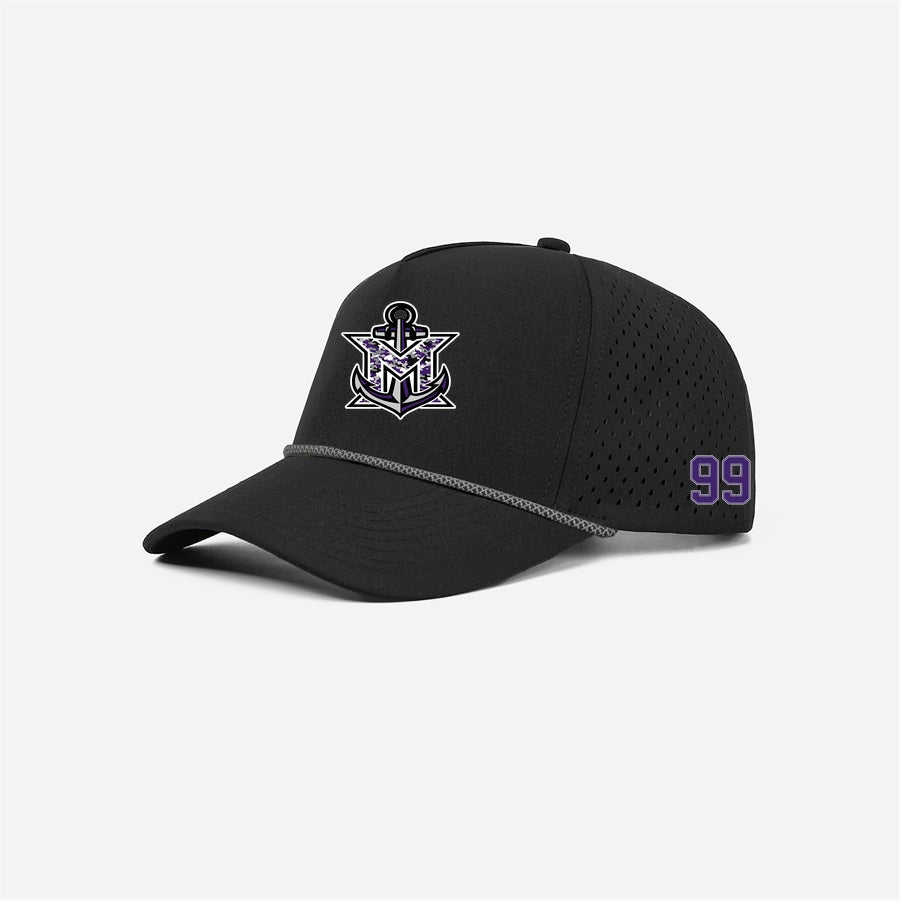 MVYH Blank & Custom 5 Panel Laser Performance Golf Rope Hat - MV Camo