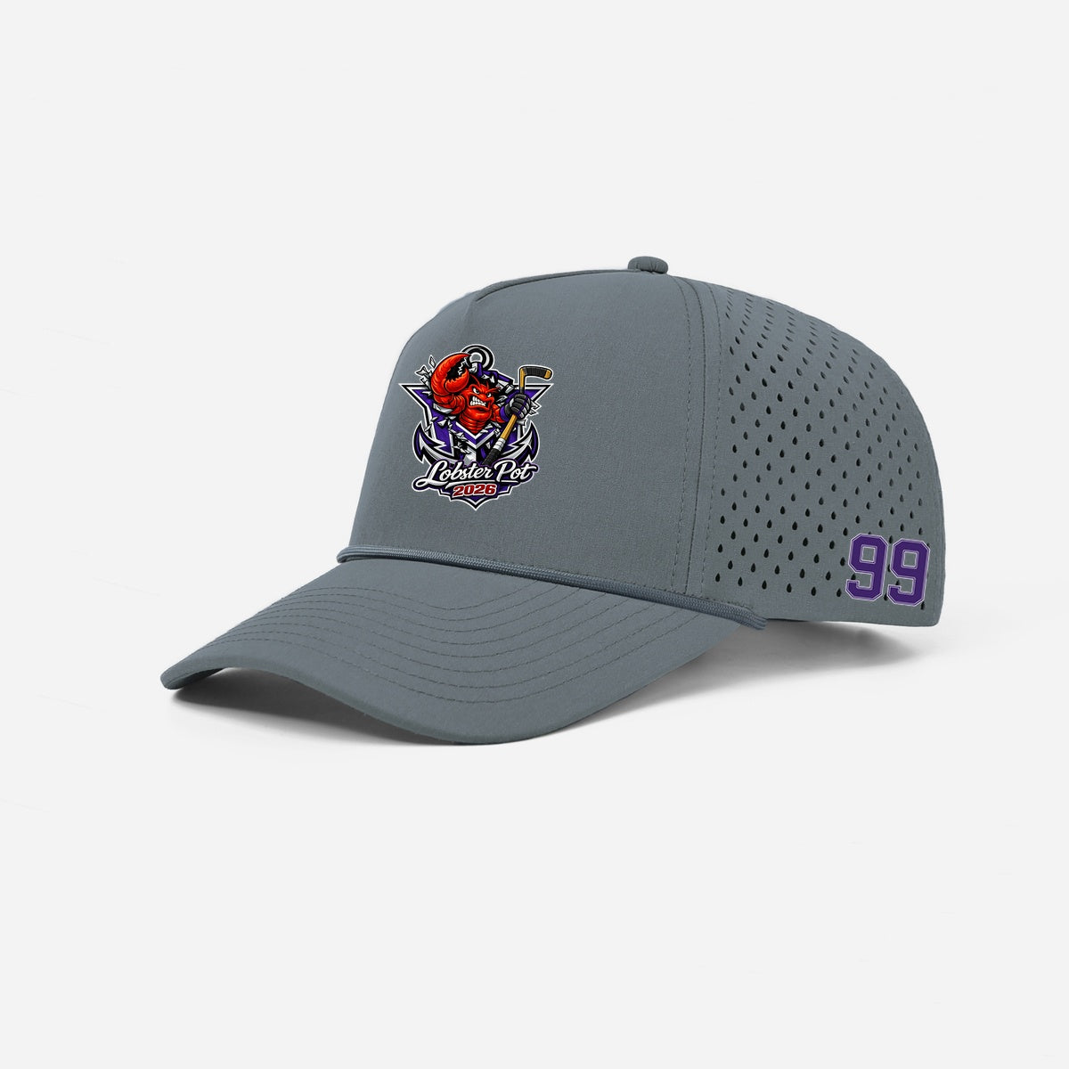 MVYH Blank & Custom 5 Panel Laser Performance Golf Rope Hat - MV Main Logo