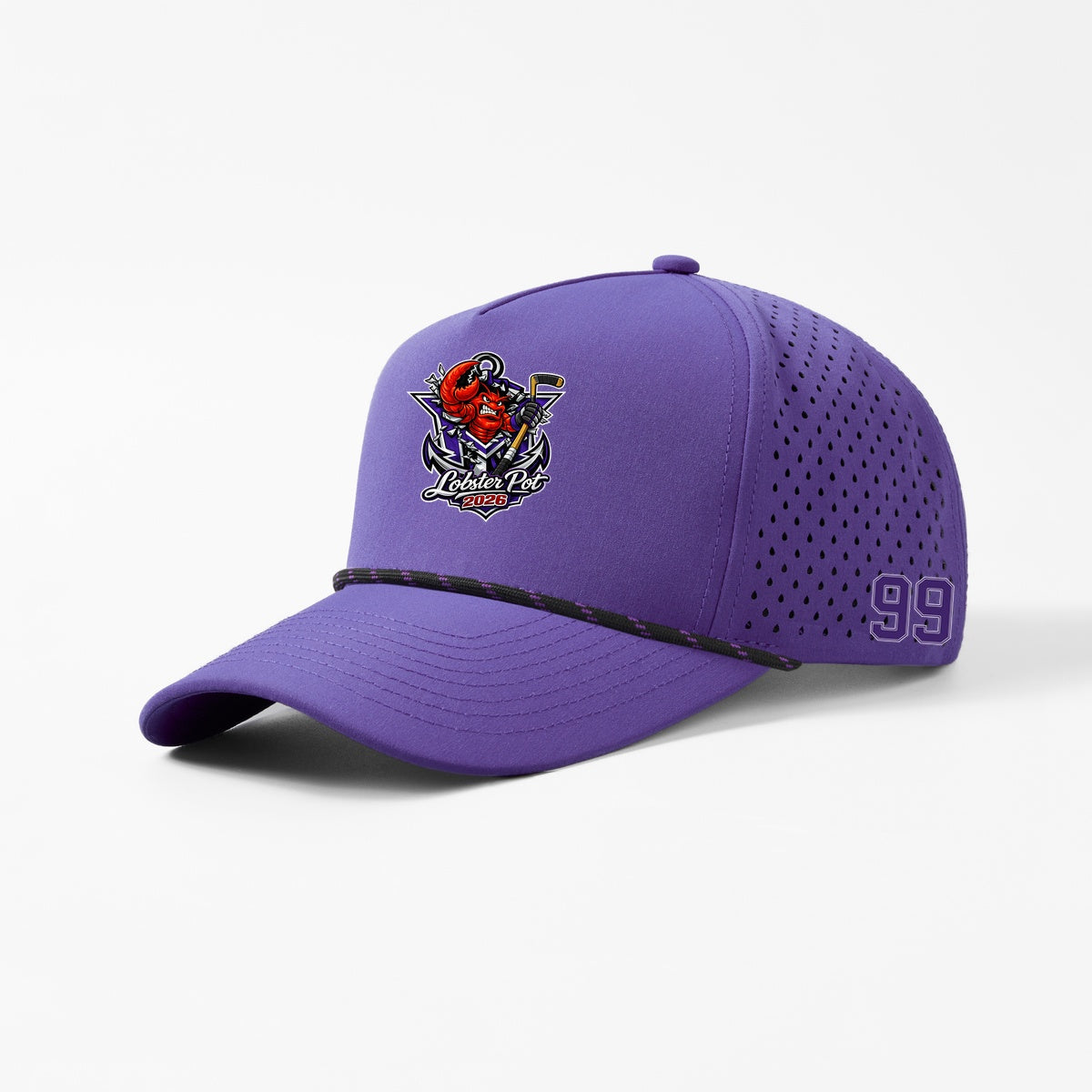 MVYH Blank & Custom 5 Panel Laser Performance Golf Rope Hat - MV Main Logo