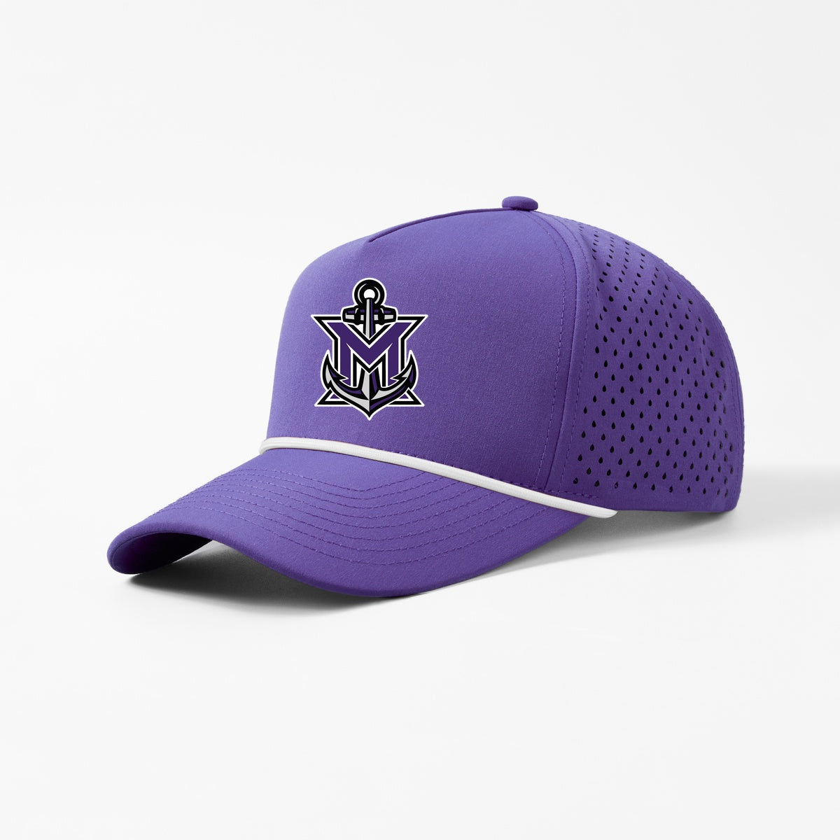 MVYH Blank & Custom 5 Panel Laser Performance Golf Rope Hat - MV Main Logo