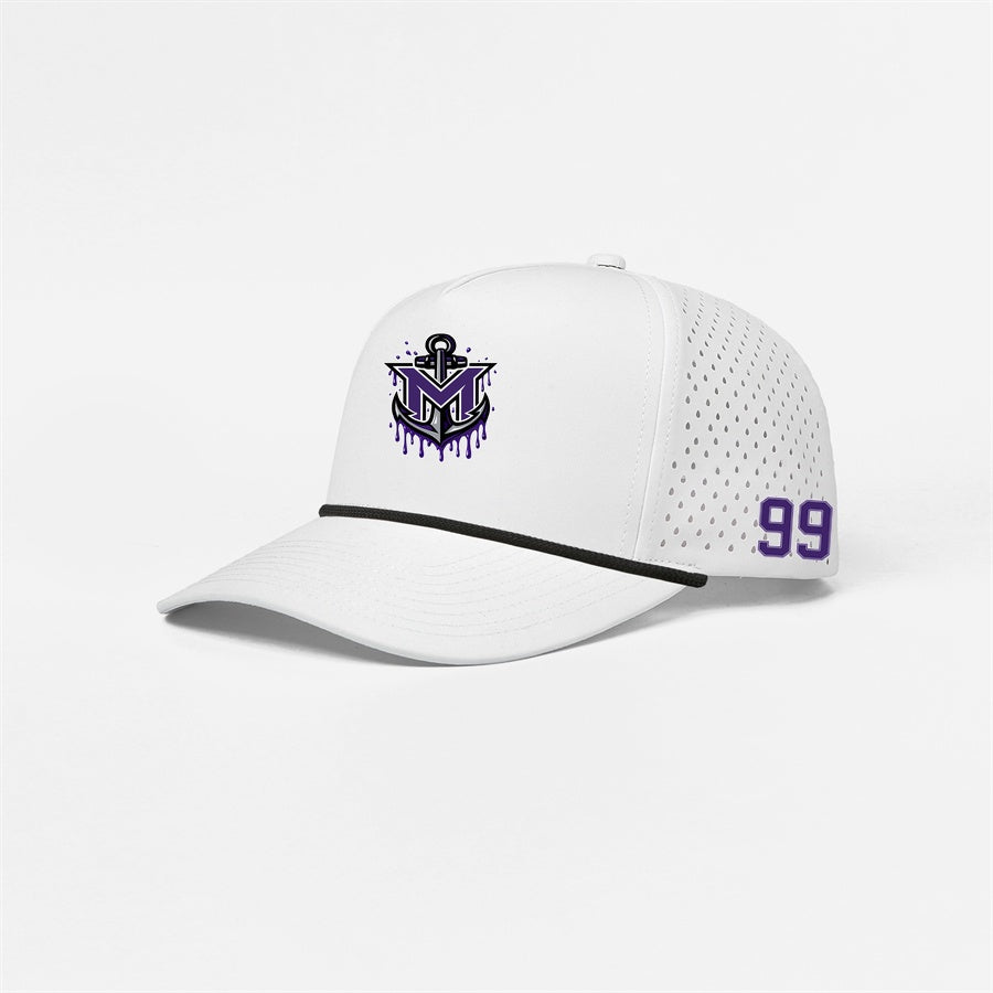 MVYH Blank & Custom 5 Panel Laser Performance Golf Rope Hat - MV Drip