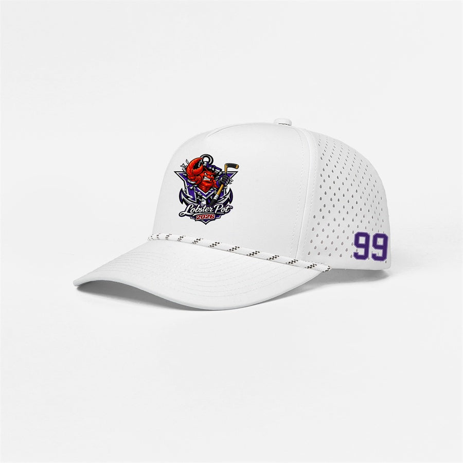 MVYH Blank & Custom 5 Panel Laser Performance Golf Rope Hat - MV Main Logo