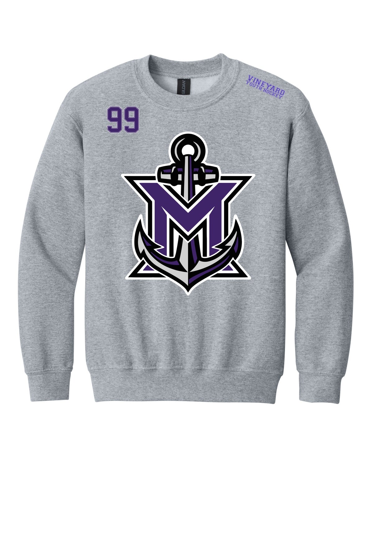 MVYH Gildan® Heavy Blend Crewneck Sweatshirt.  18000 - MV Main Logo