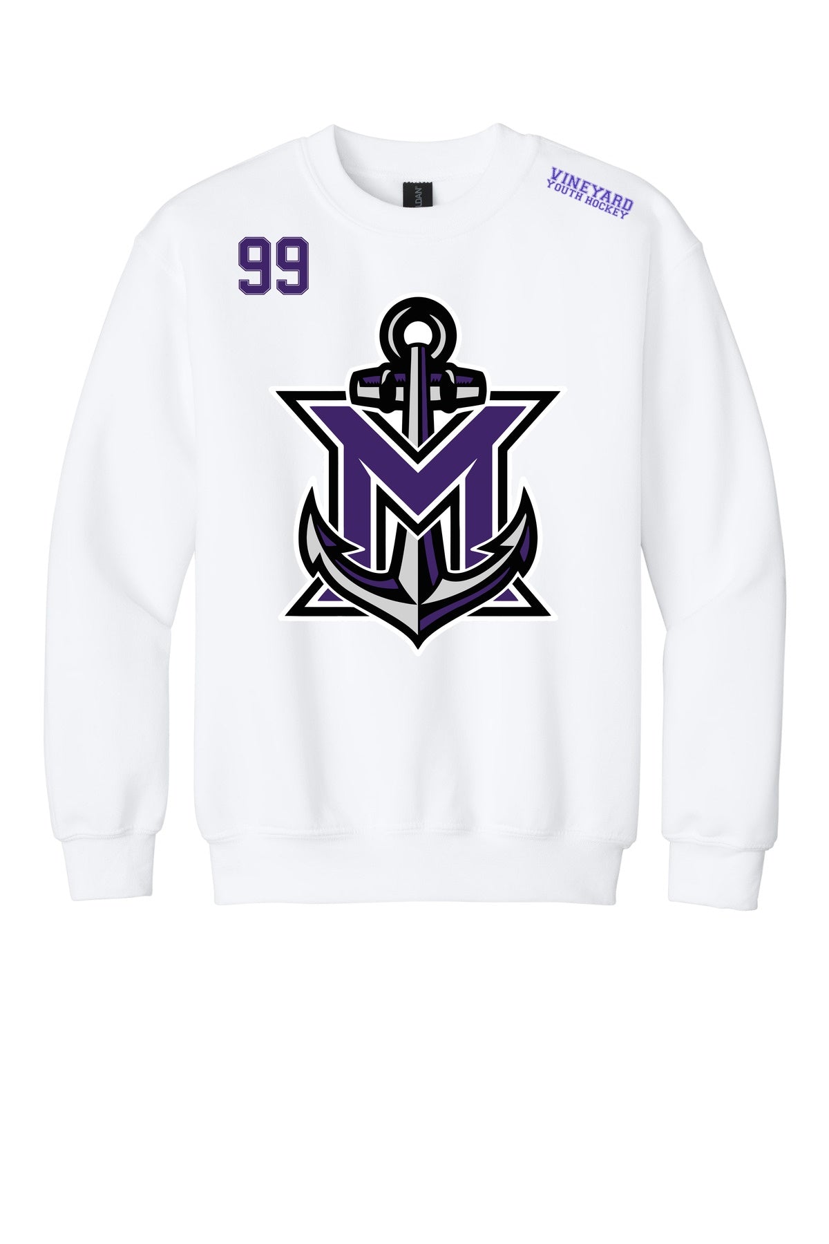 MVYH Gildan® Heavy Blend Crewneck Sweatshirt.  18000 - MV Main Logo
