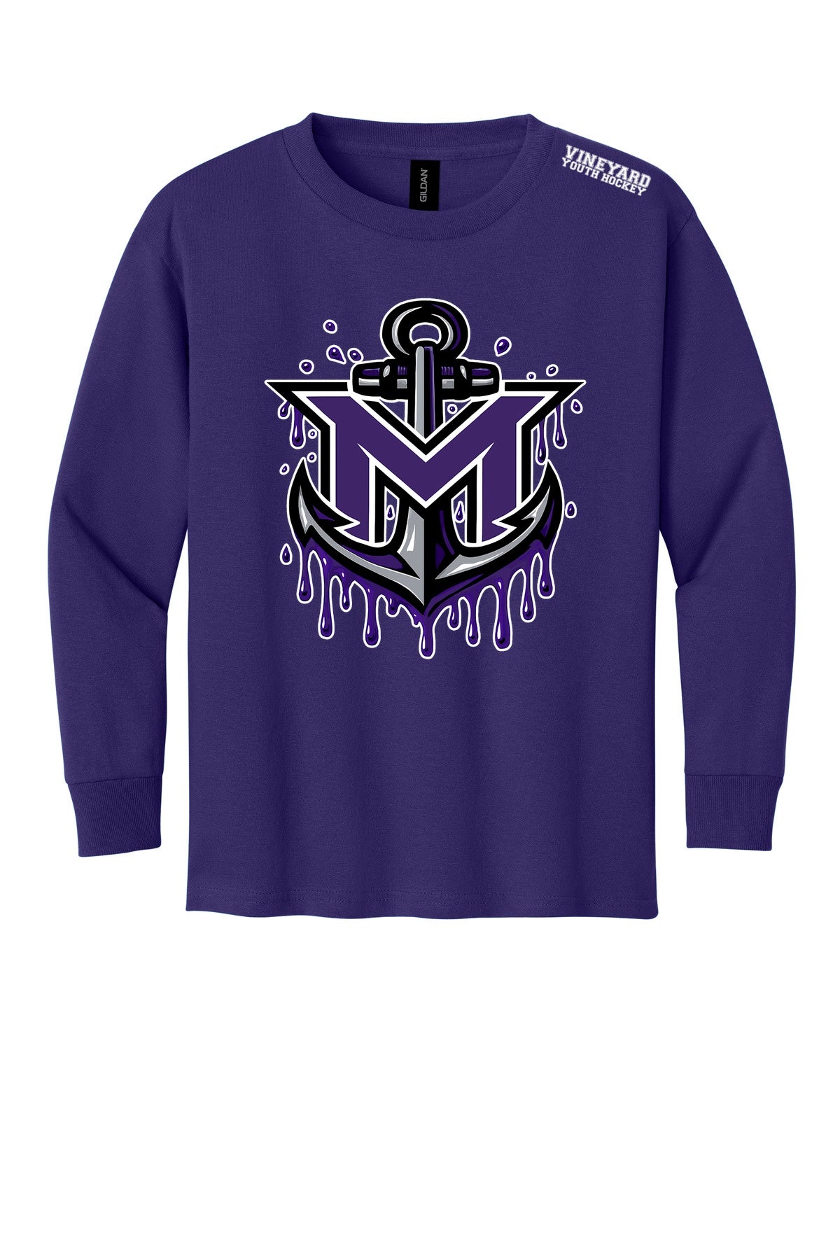 MVYH Gildan® - Heavy Cotton 100% Cotton Long Sleeve T-Shirt.  5400 - MV Drip