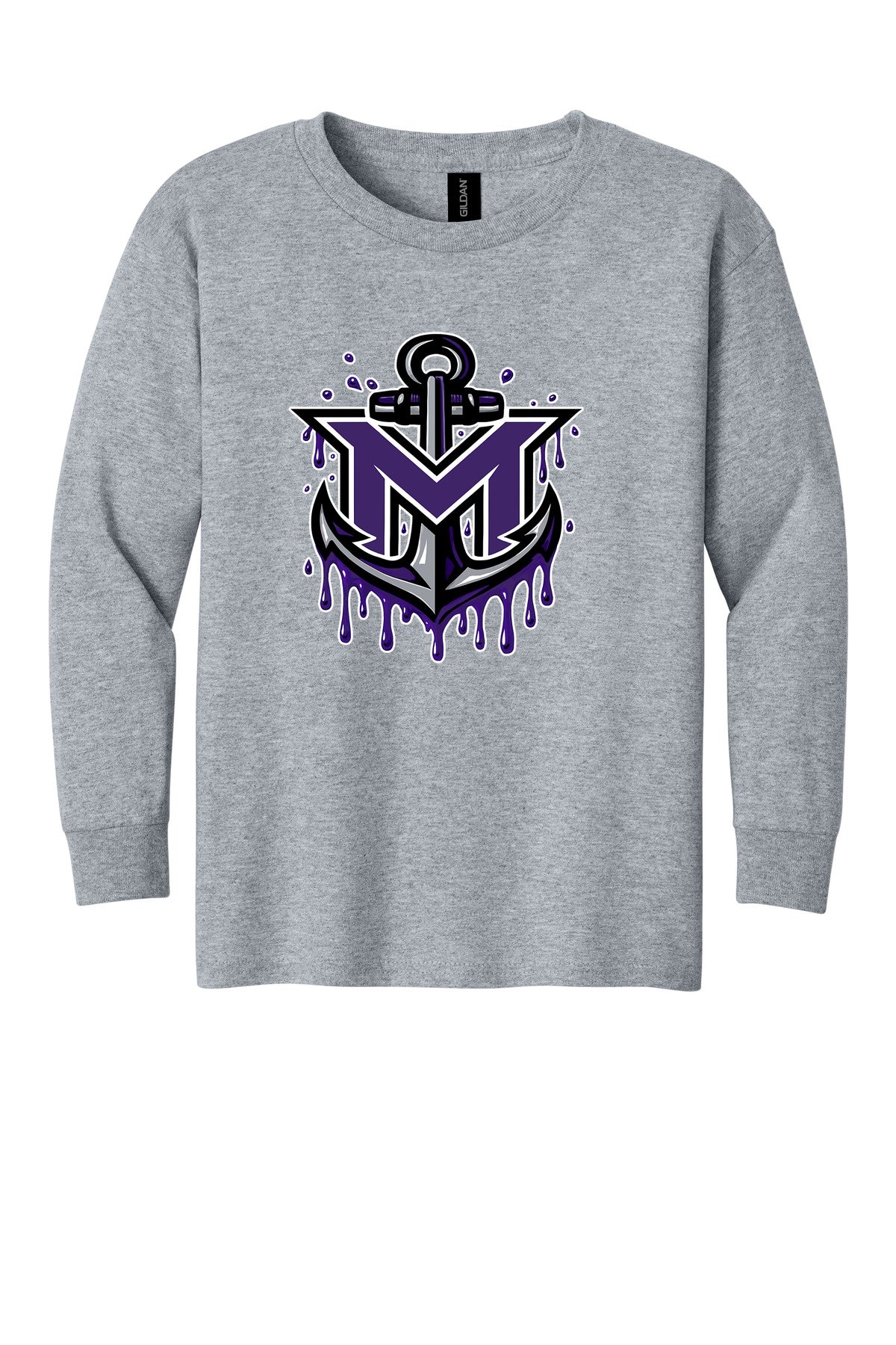 MVYH Gildan® - Heavy Cotton 100% Cotton Long Sleeve T-Shirt.  5400 - MV Drip