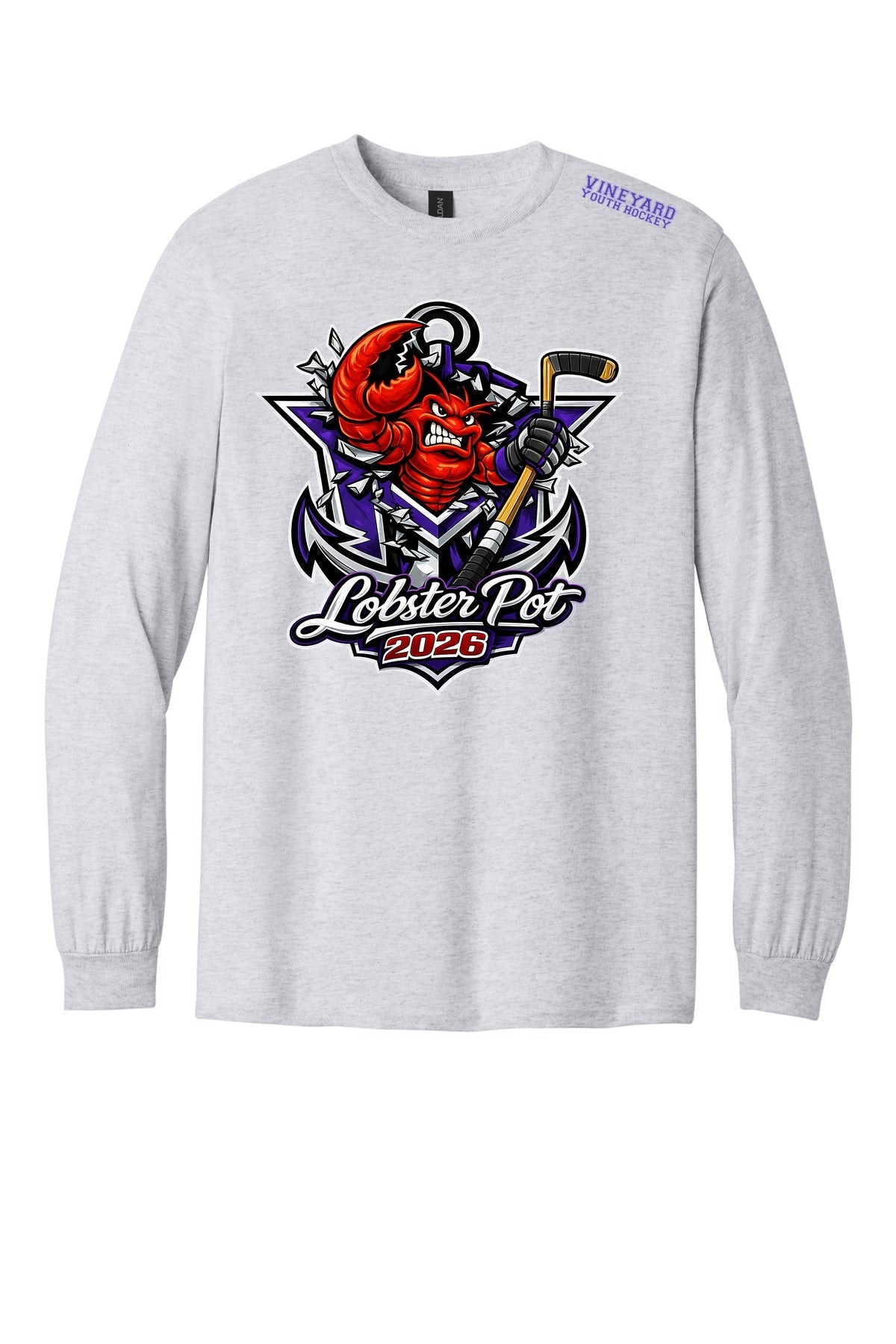 MVYH Gildan® - Heavy Cotton 100% Cotton Long Sleeve T-Shirt.  5400 - MV Main Logo