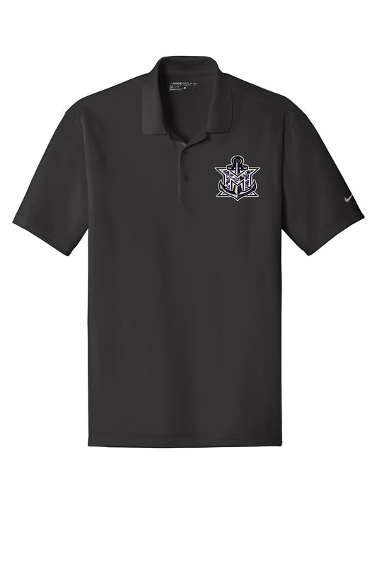 MVYH Nike Dri-FIT Classic Fit Players Polo with Flat Knit Collar. 838956 - MV Camo - Silver/Purple