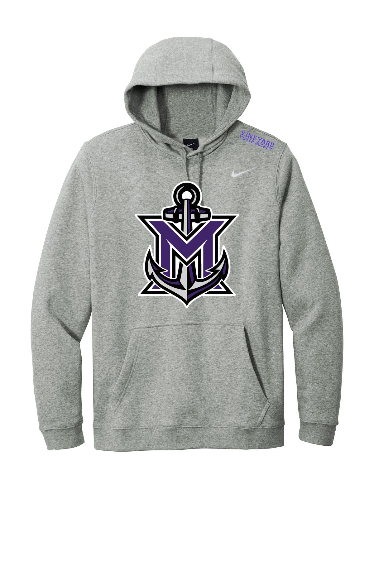 MVYH Nike Club Fleece Pullover Hoodie CJ1611 - MV Main Logo