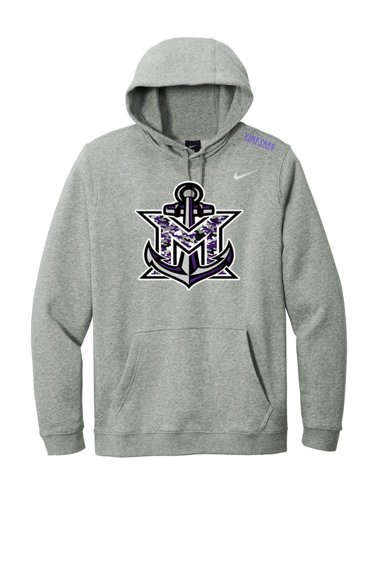 MVYH Nike Club Fleece Pullover Hoodie CJ1611 - MV Camo - Silver/Purple