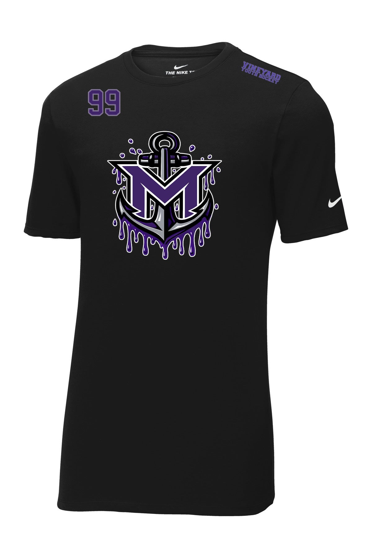 MVYH Nike Dri-FIT Cotton/Poly Tee. NKBQ5231 - MV Drip