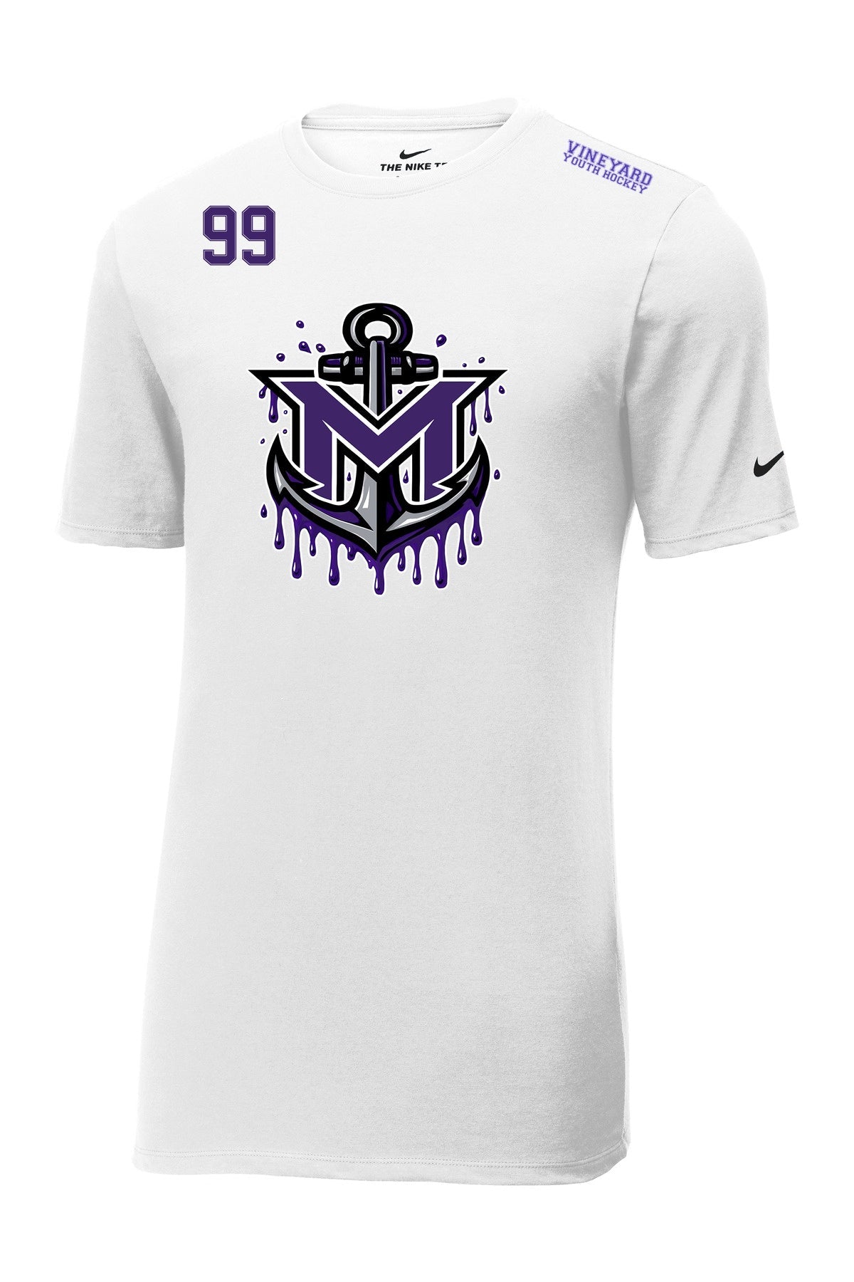 MVYH Nike Dri-FIT Cotton/Poly Tee. NKBQ5231 - MV Drip