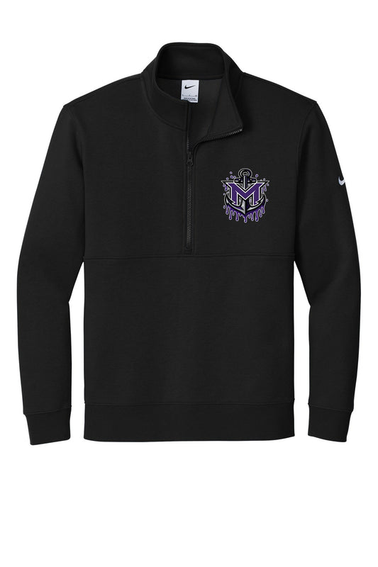 MVYH Nike Club Fleece Sleeve Swoosh 1/2-Zip NKDX6718 - MV Drip