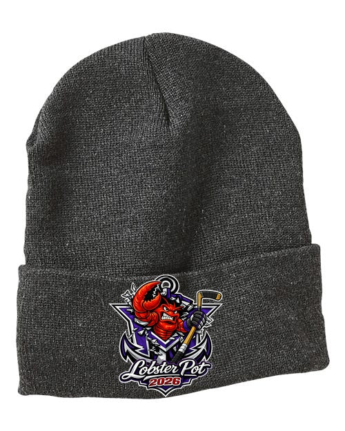MVYH 12" Fleece Lined Cuffed Beanie - MV Main Logo