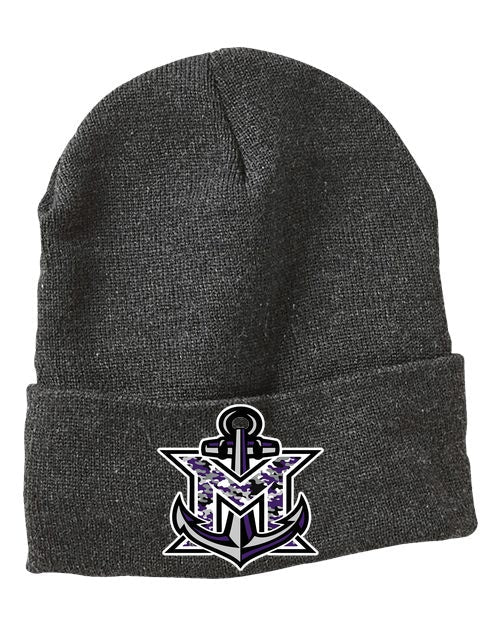 MVYH 12" Fleece Lined Cuffed Beanie - MV Camo