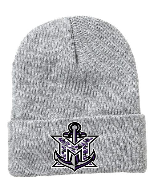 MVYH 12" Fleece Lined Cuffed Beanie - MV Camo