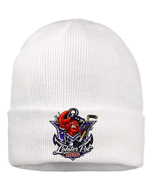MVYH 12" Fleece Lined Cuffed Beanie - MV Main Logo