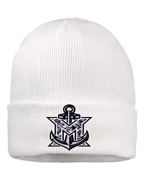 MVYH 12" Fleece Lined Cuffed Beanie - MV Camo