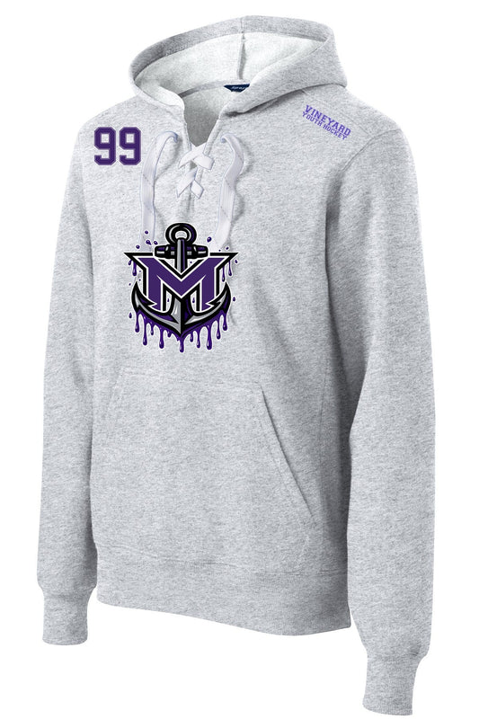 MVYH Sport-Tek® Lace Up Pullover Hooded Sweatshirt. ST271 - MV Drip