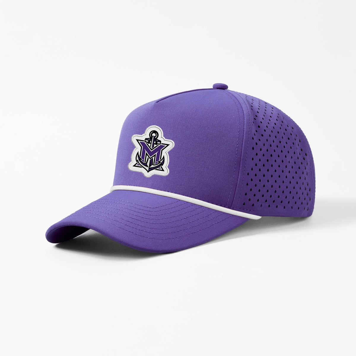 MVYH Blank & Custom 5 Panel Laser Performance Golf Rope Hat - MV Main Logo Patch