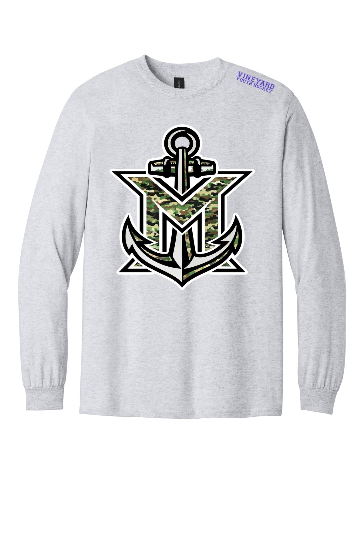 MVYH Gildan® - Heavy Cotton 100% Cotton Long Sleeve T-Shirt.  5400 - MV Main Logo