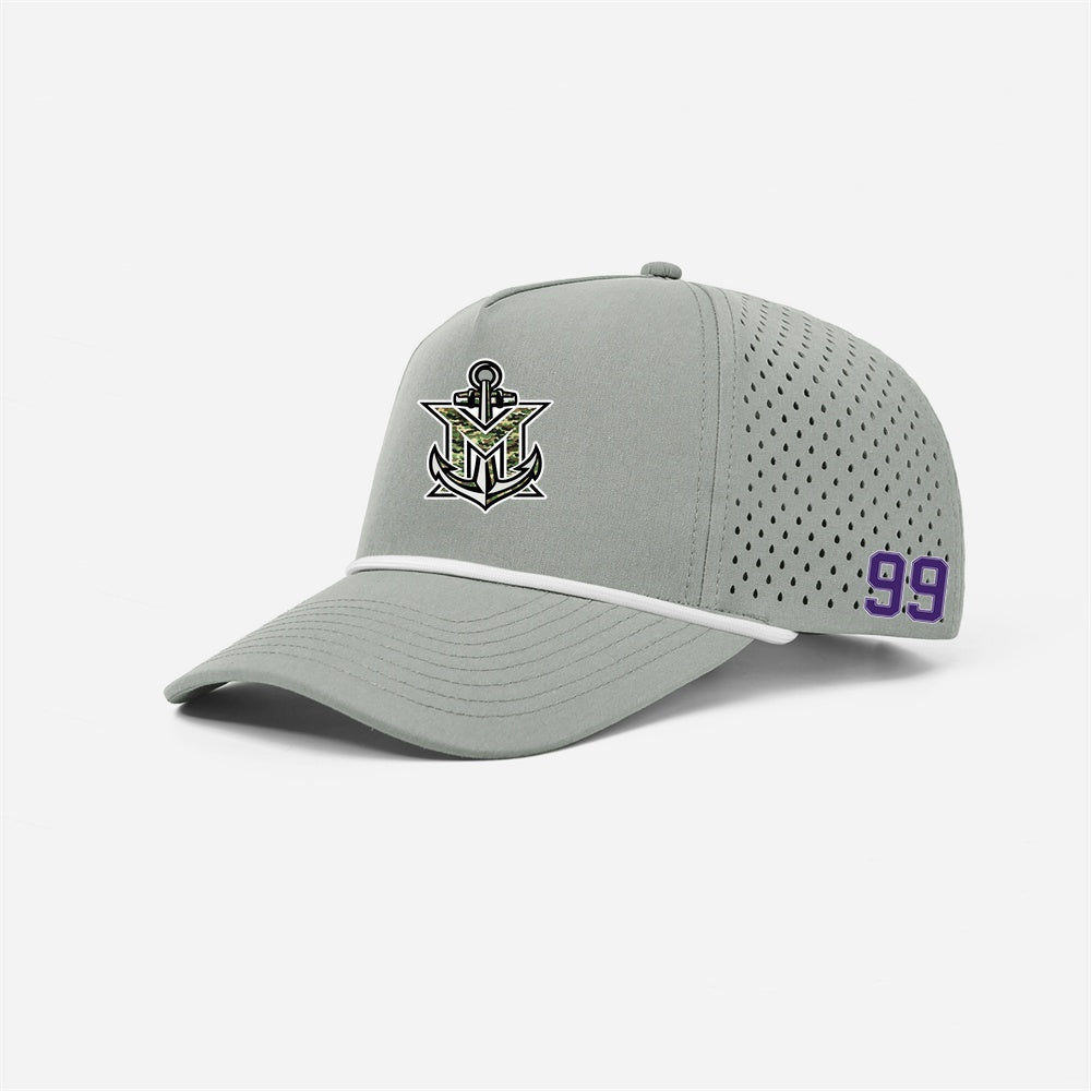 MVYH Blank & Custom 5 Panel Laser Performance Golf Rope Hat - MV Camo