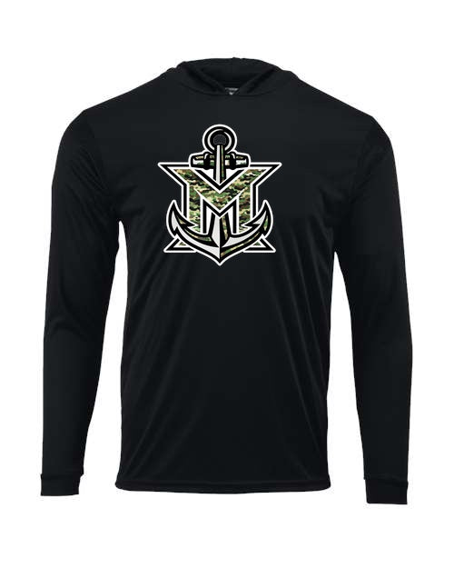 MVYH Unisex Bahama Performance Hooded Long Sleeve T-Shirt - MV Camo