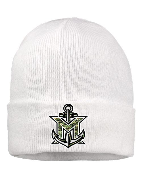 MVYH 12" Fleece Lined Cuffed Beanie - MV Camo